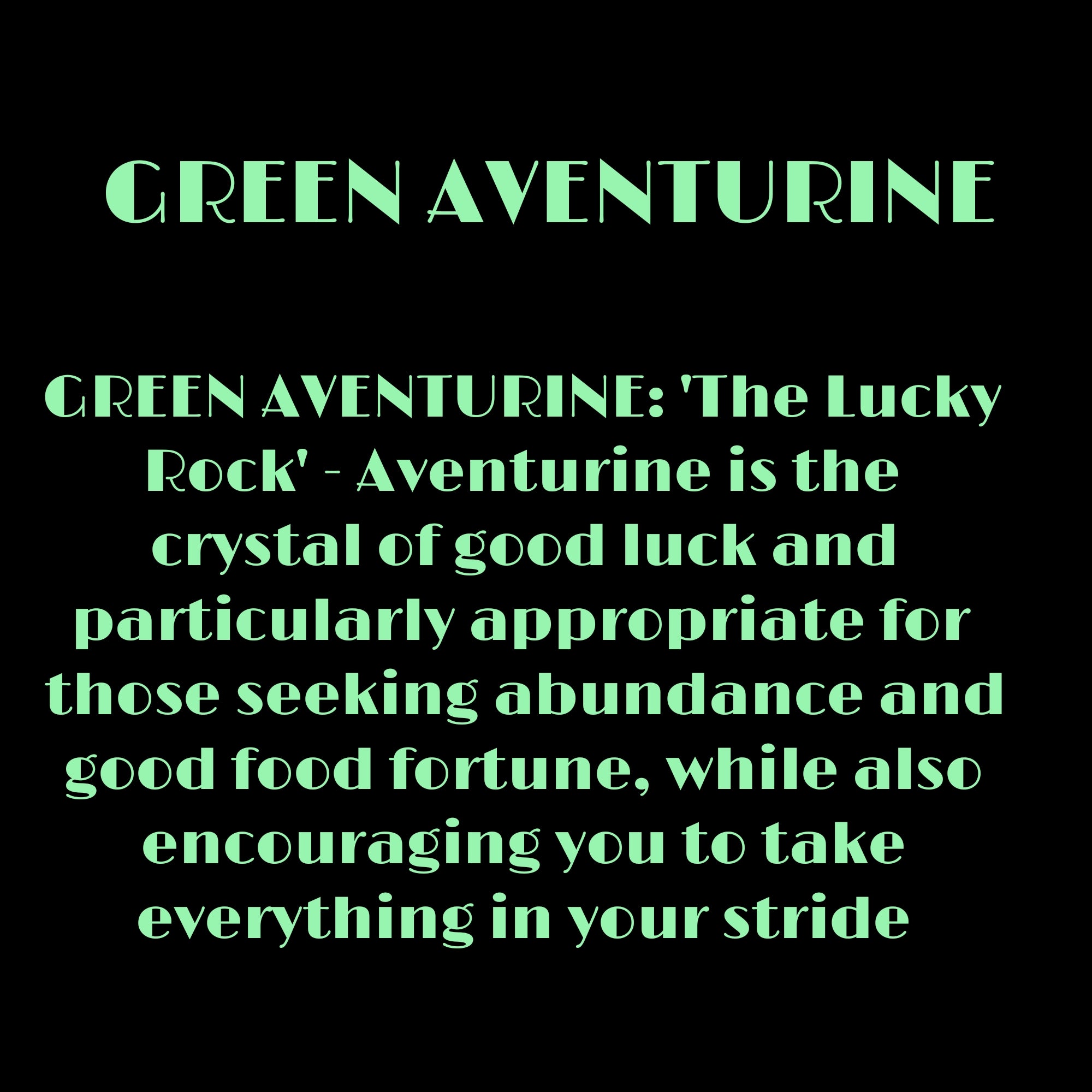 SOLD !!! BLESSED ( GREEN AVENTURINE, TIE )