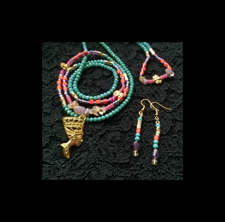 HER CREATIVE FLOW ( AMETHYST & CITRINE, STRETCH)