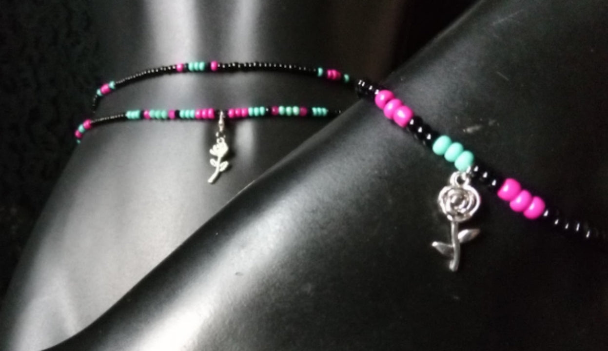 TURQUOISE ROSE ( TIE)