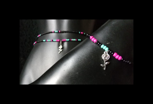 TURQUOISE ROSE ( TIE)