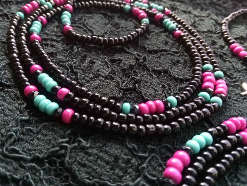 TURQUOISE ROSE ( TIE)