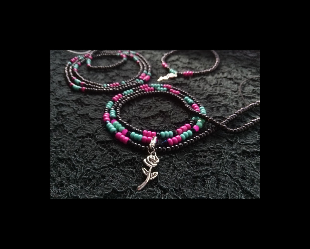 TURQUOISE ROSE ( TIE)