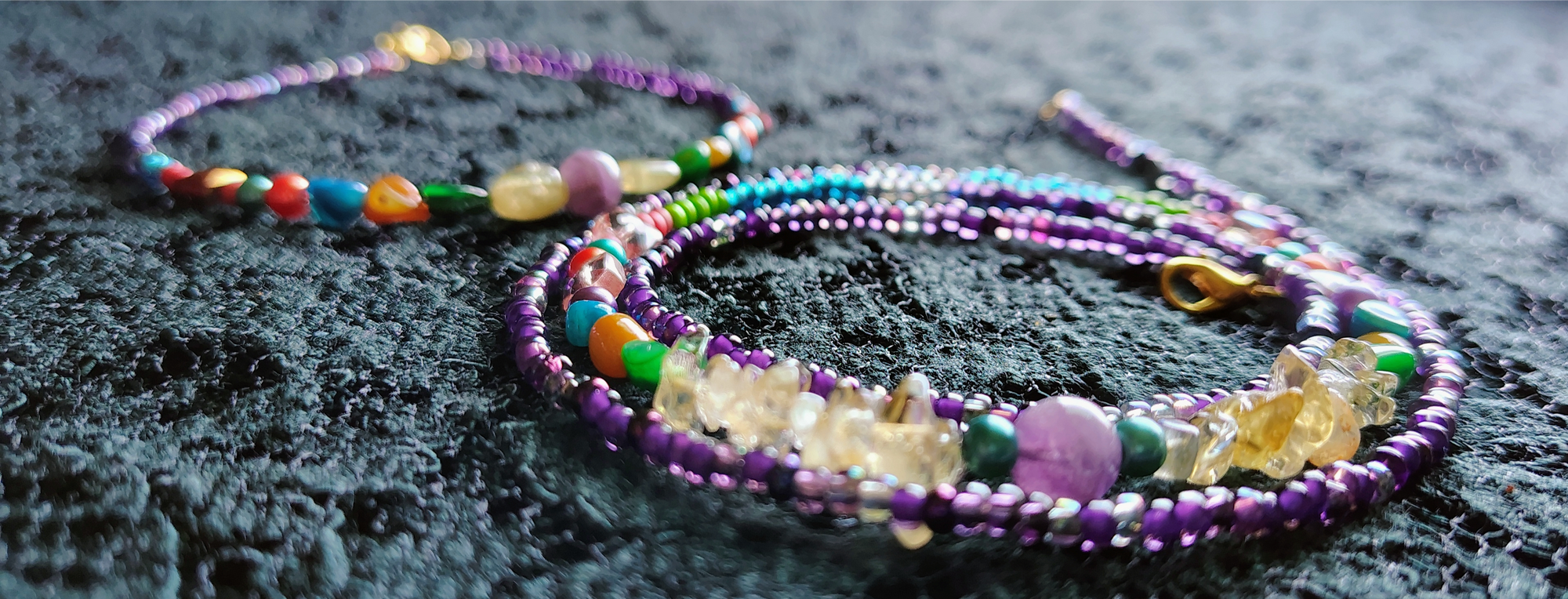 AMETHYST SUNSET ( CITRINE & AMETHYST)