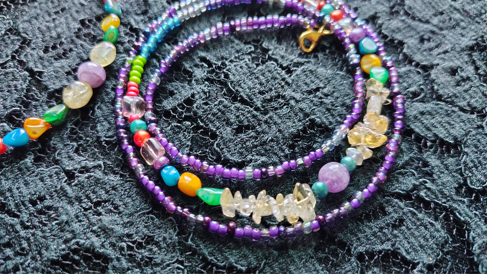 AMETHYST SUNSET ( CITRINE & AMETHYST)