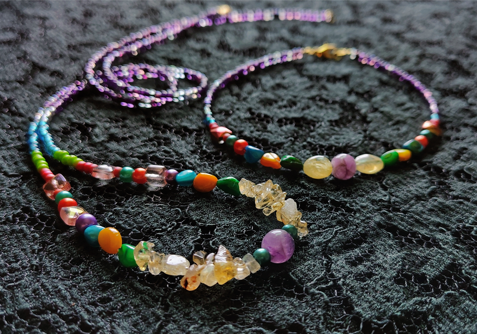 AMETHYST SUNSET ( CITRINE & AMETHYST)