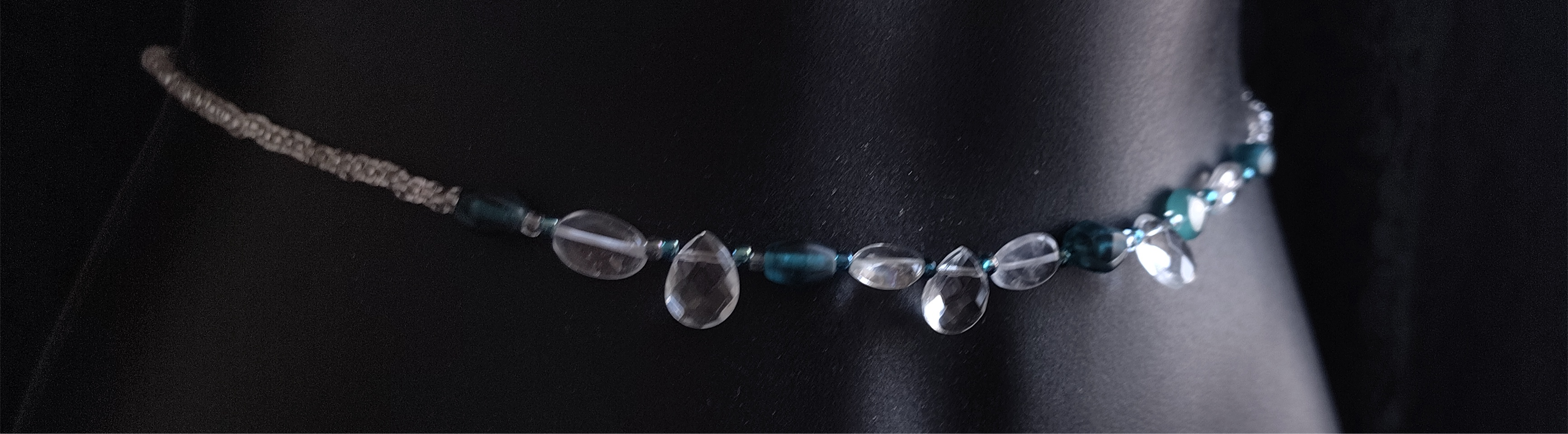 EARLY MORNING DEW DROPS ( CLEAR QUARTZ)!