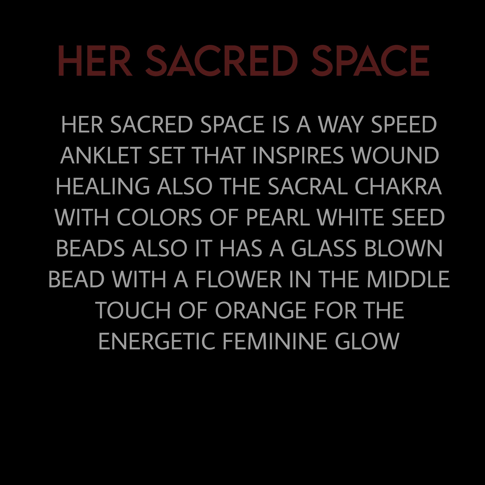 HER SACRED SPACE