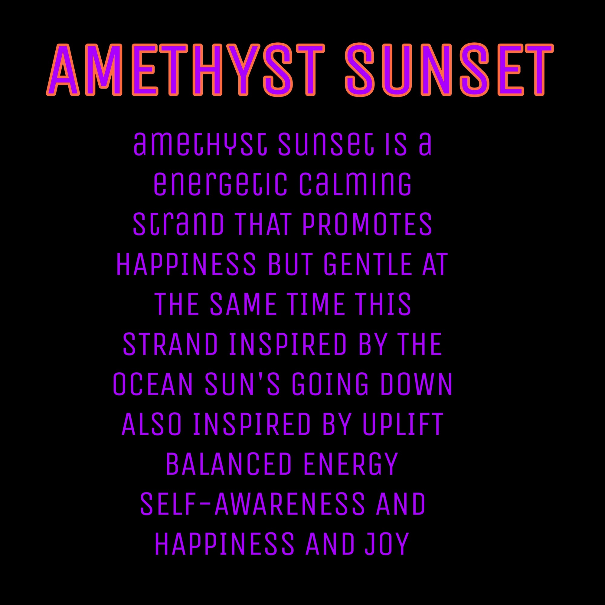 AMETHYST SUNSET ( CITRINE & AMETHYST)