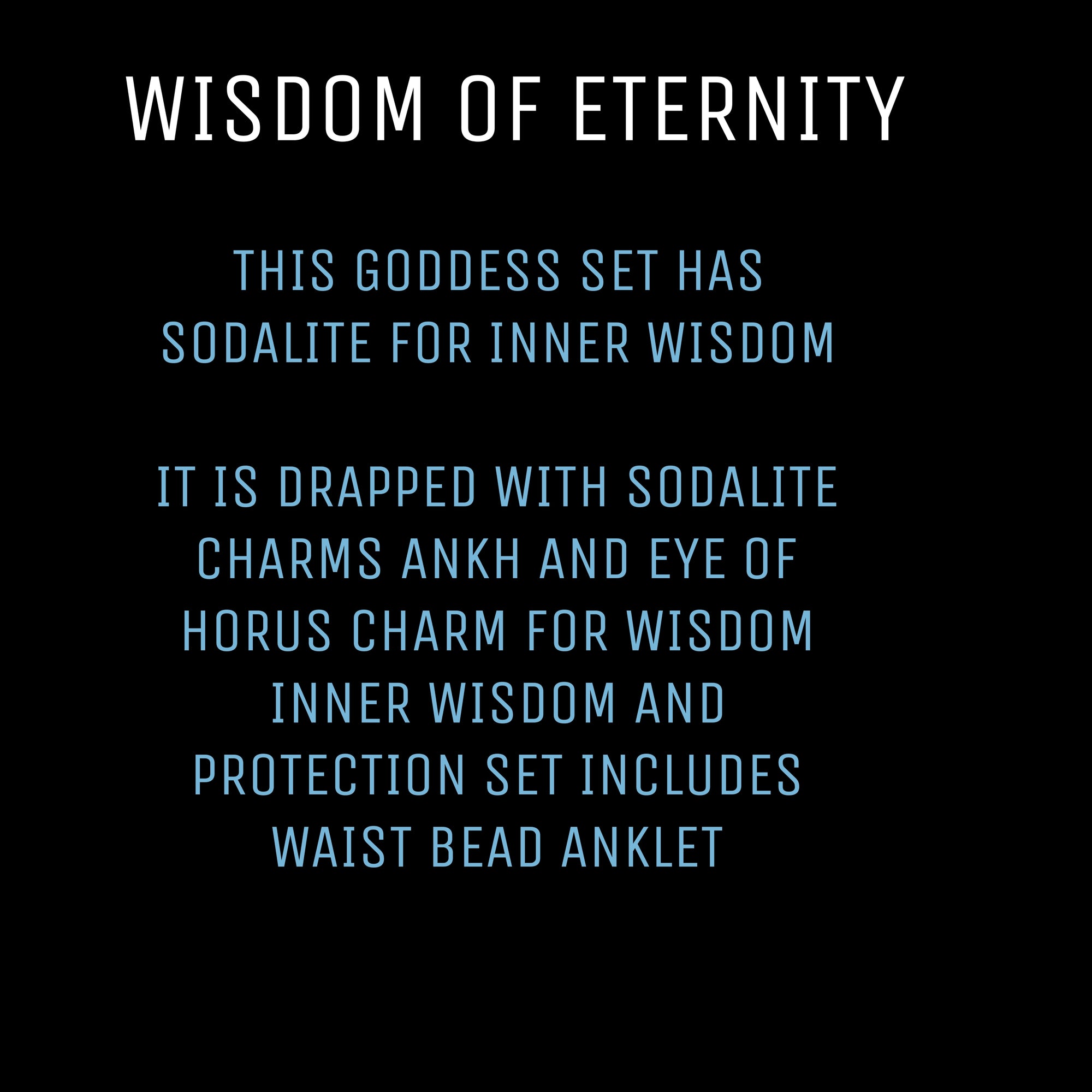 WISDOM OF ETERNITY ( SODALITE STRETCH)