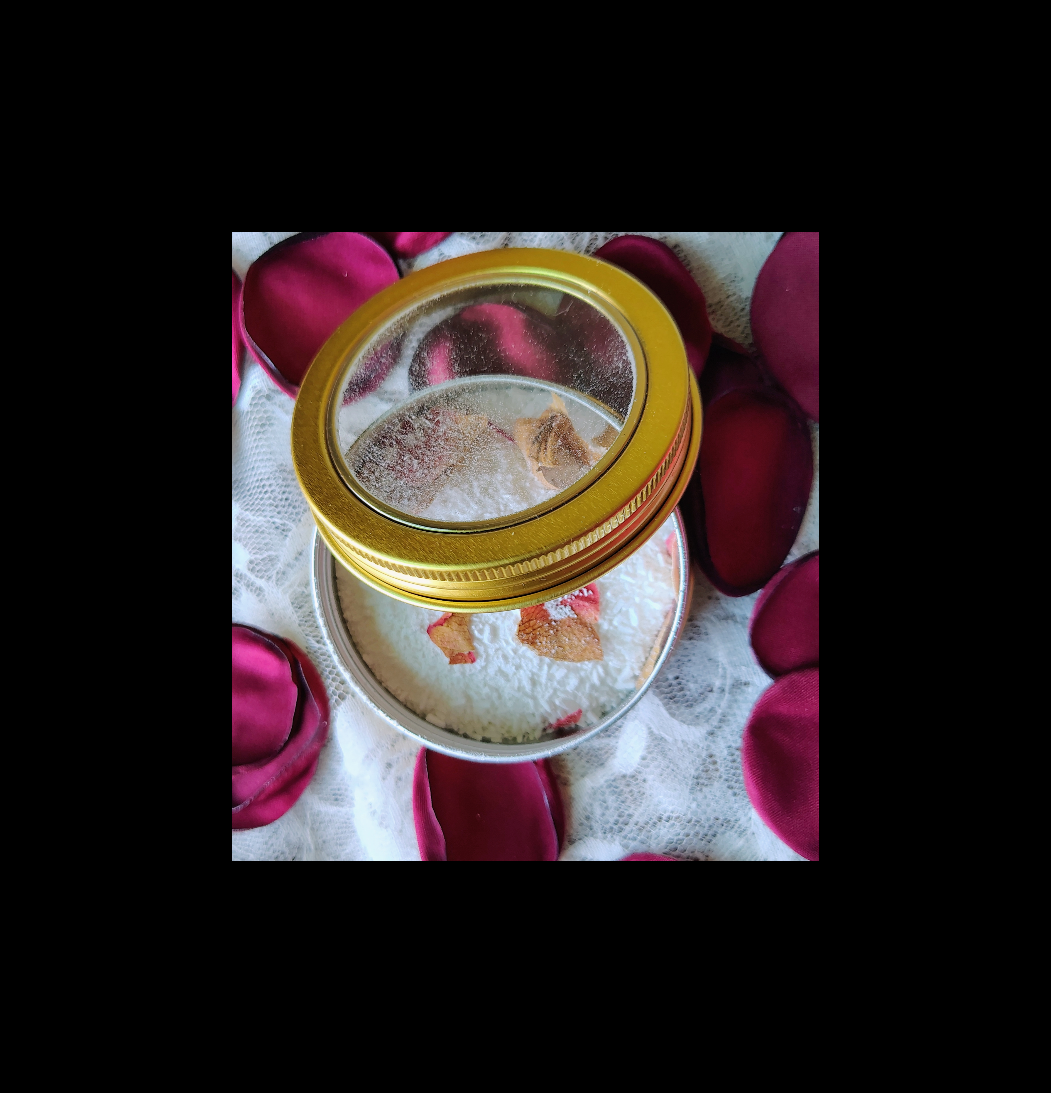 PEACH PETALS PAMPERING 0.8 oz tin