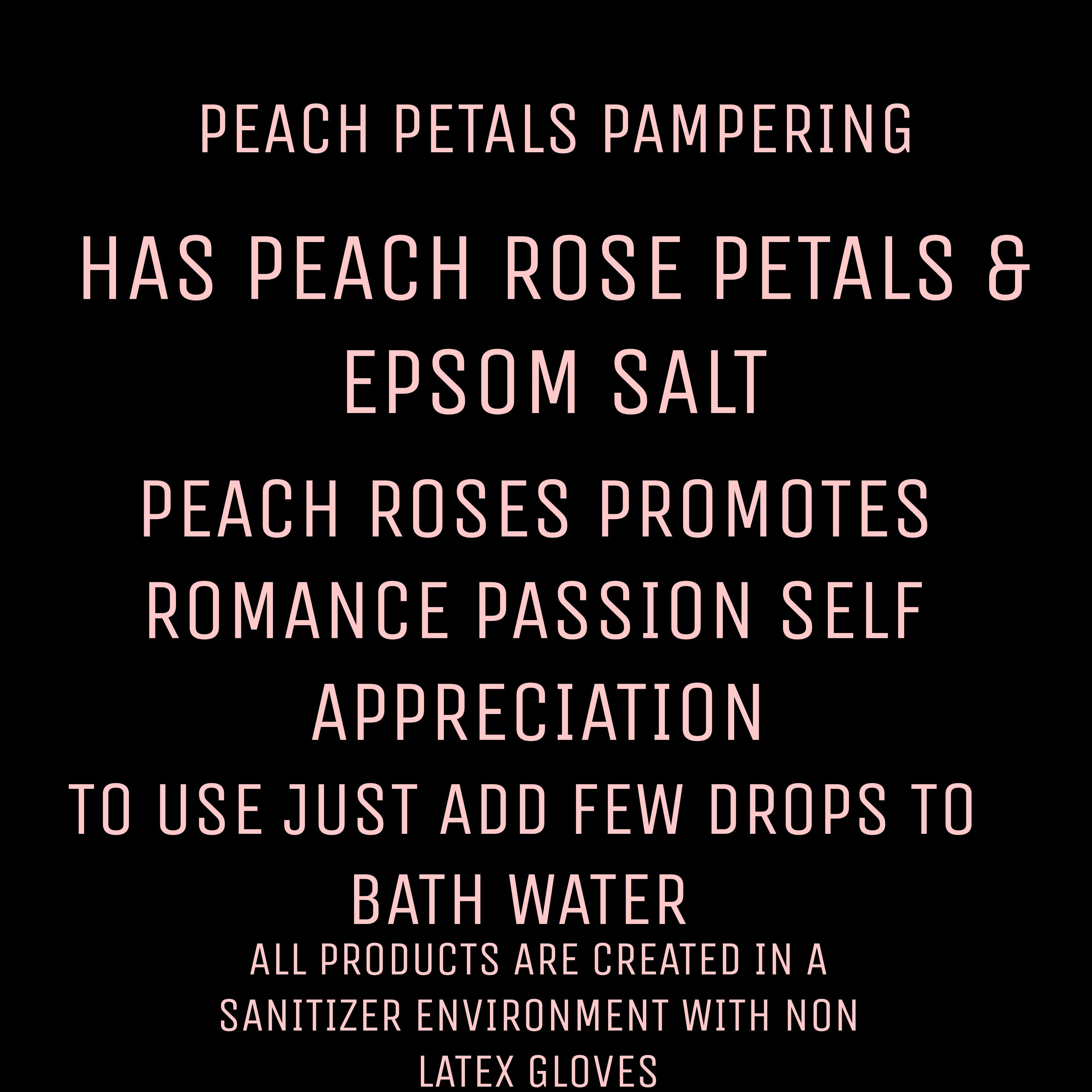 PEACH PETALS PAMPERING 0.8 oz tin