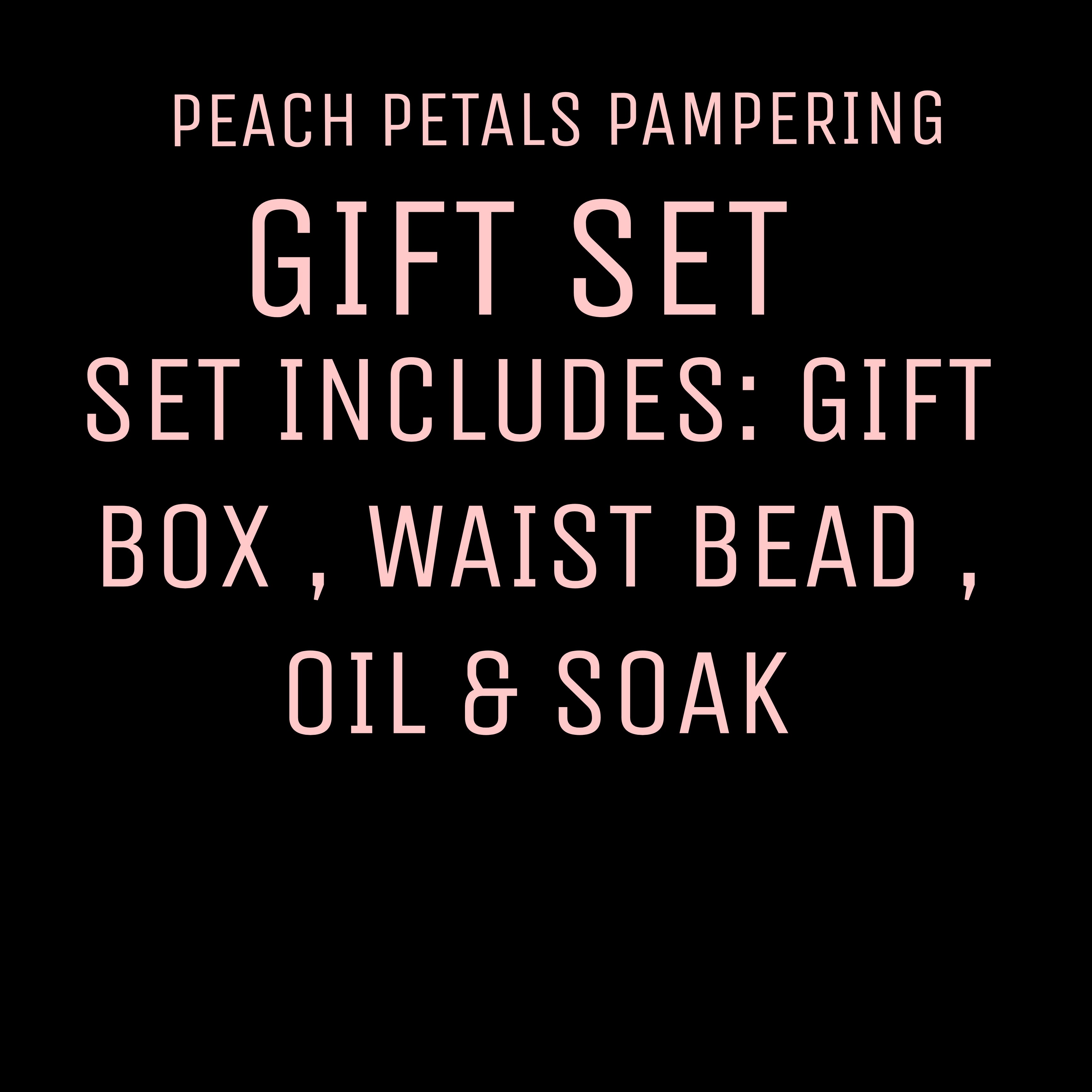 PEACH PETALS PAMPERING GIFT SET