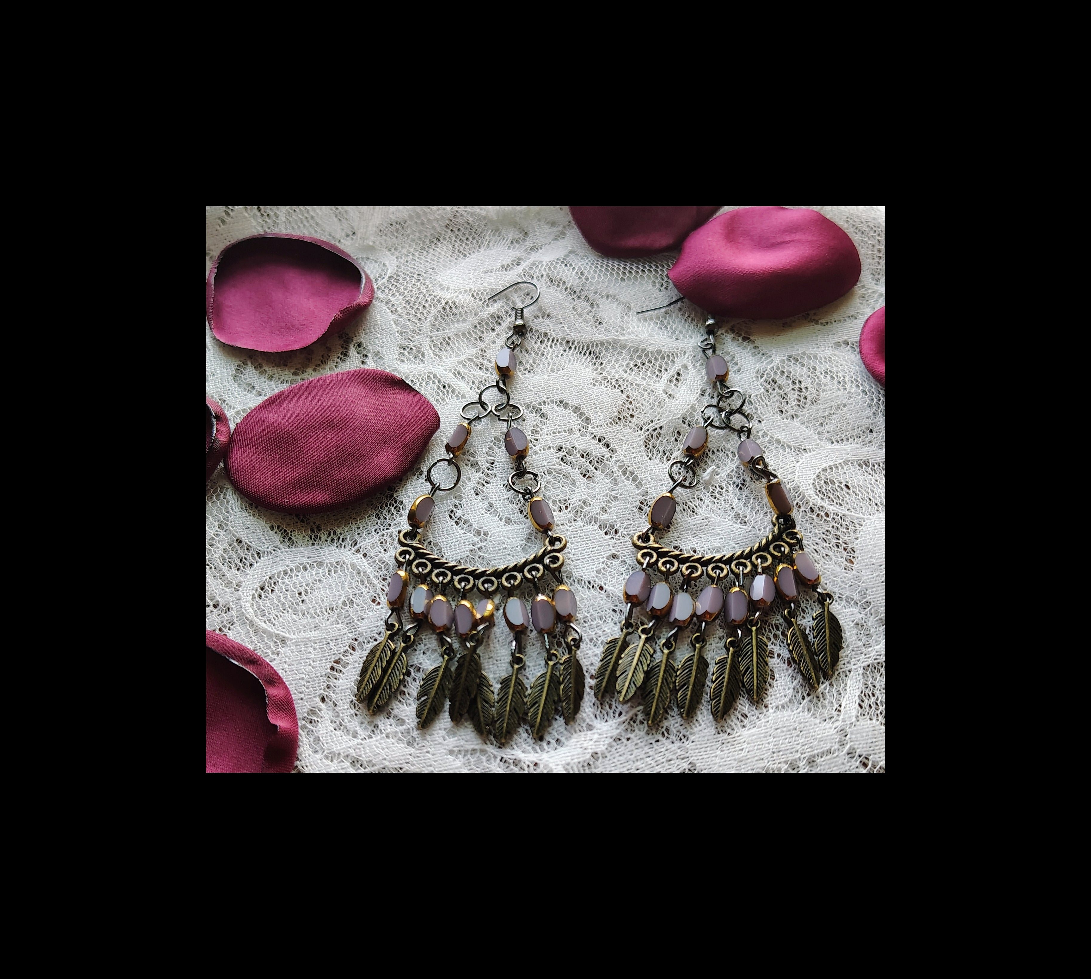 PRECIOUS FEATHER EARRINGS