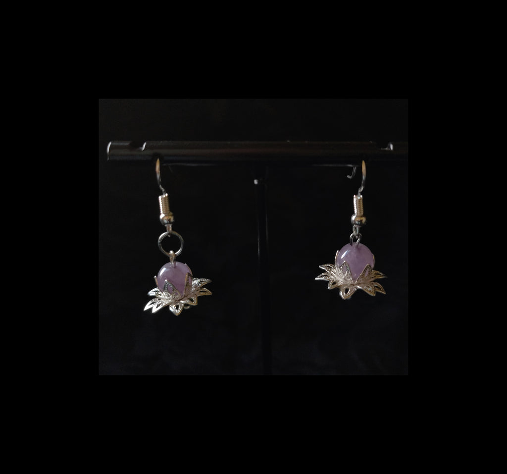 LOTUS FLOWER DROPS ( AMETHYST)