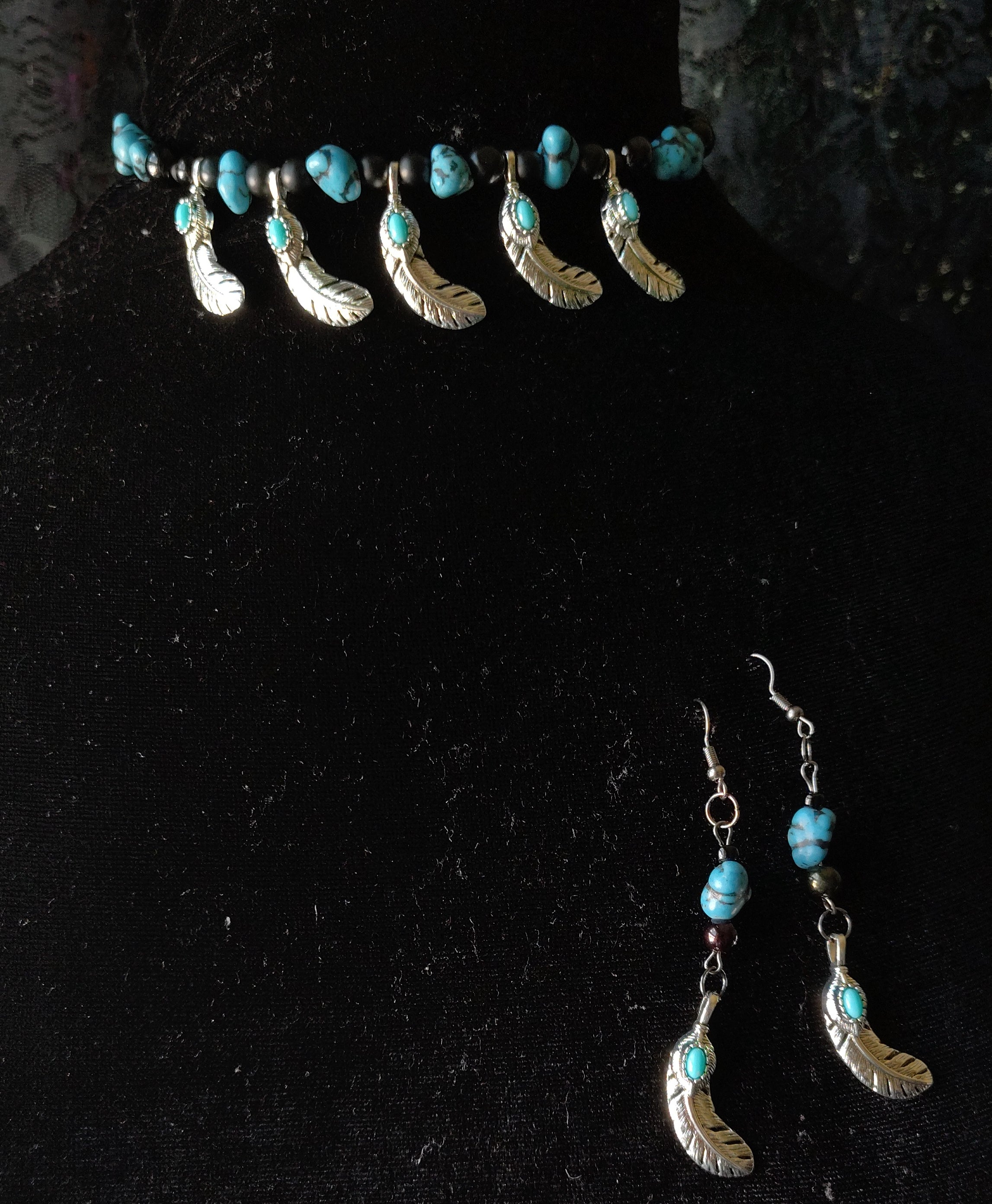 SKY & EARTH ( TURQUOISE NECKLACE SET )