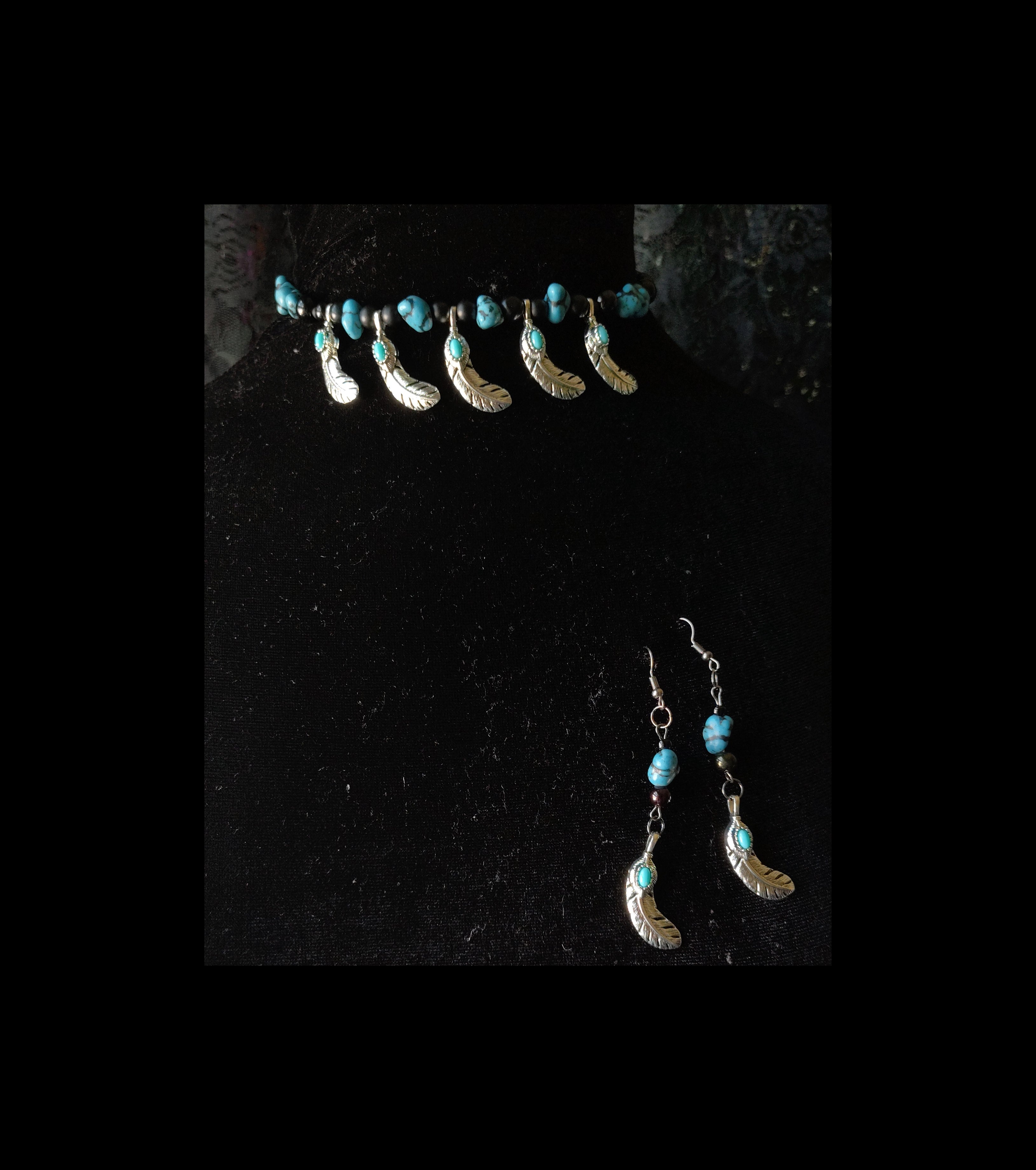 SKY & EARTH ( TURQUOISE NECKLACE SET )