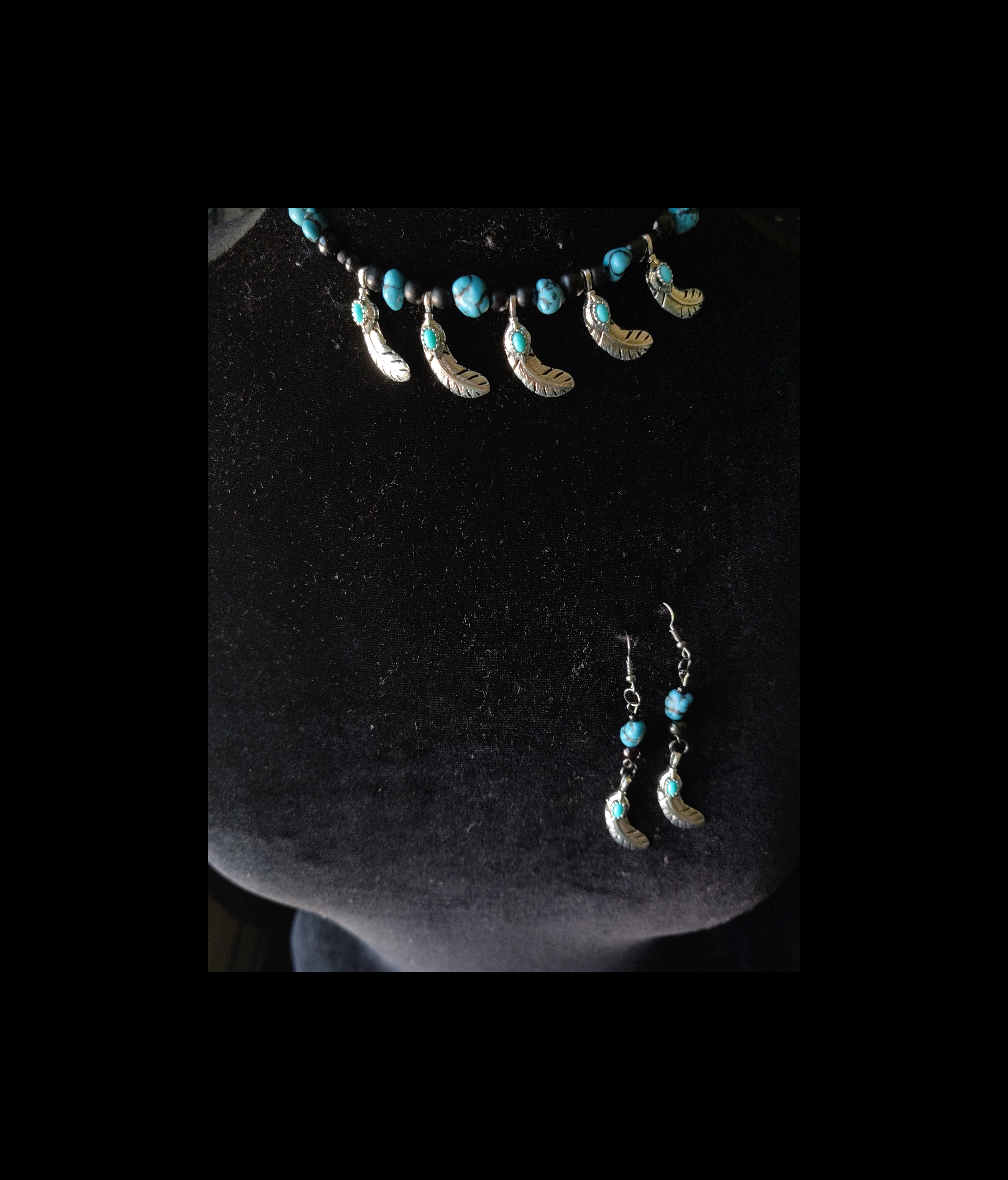 SKY & EARTH ( TURQUOISE NECKLACE SET )
