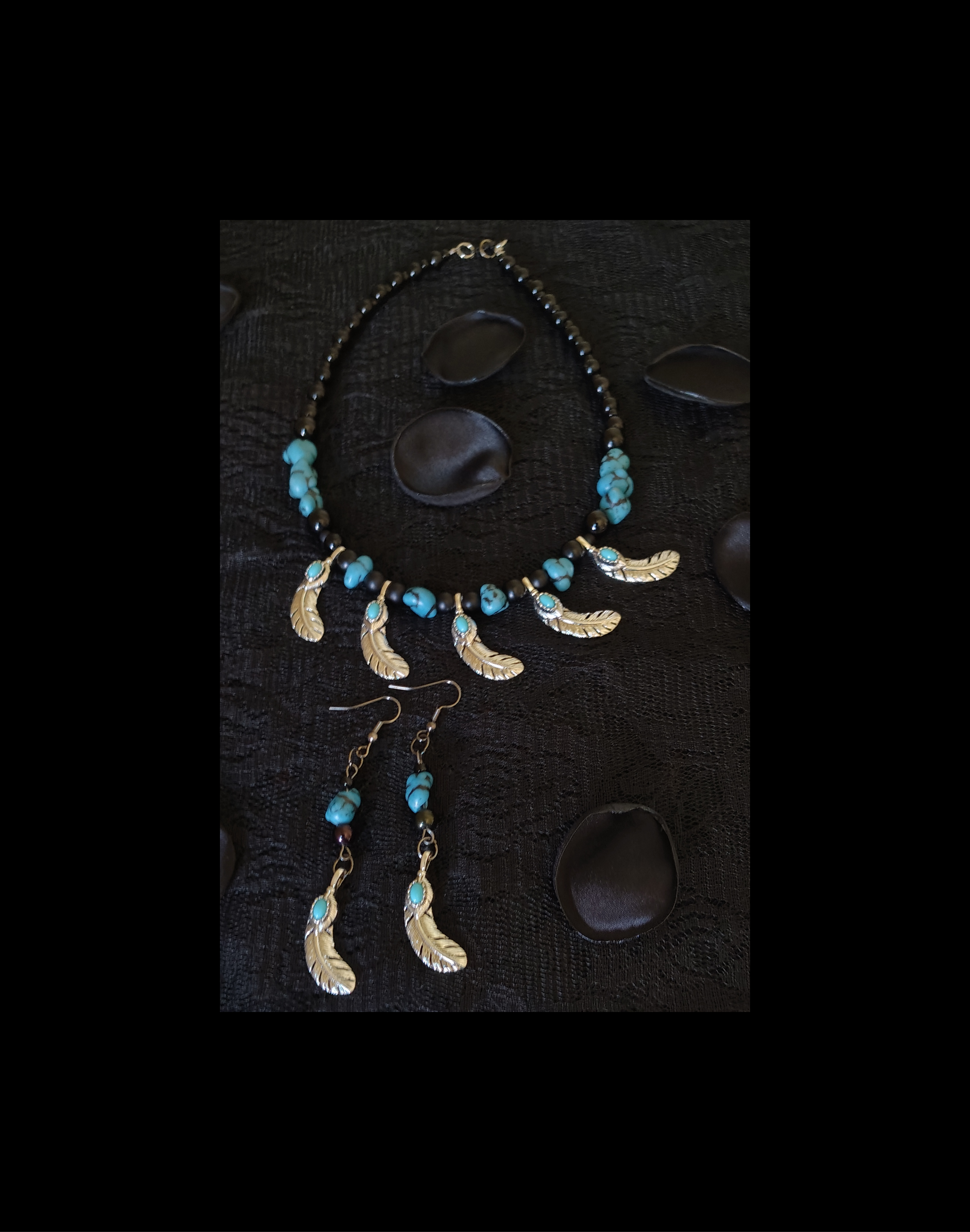 SKY & EARTH ( TURQUOISE NECKLACE SET )