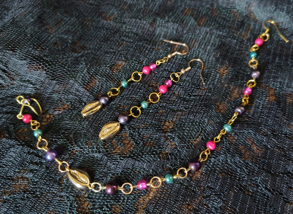 TROPICAL TWILIGHT NOSE CHAIN SET