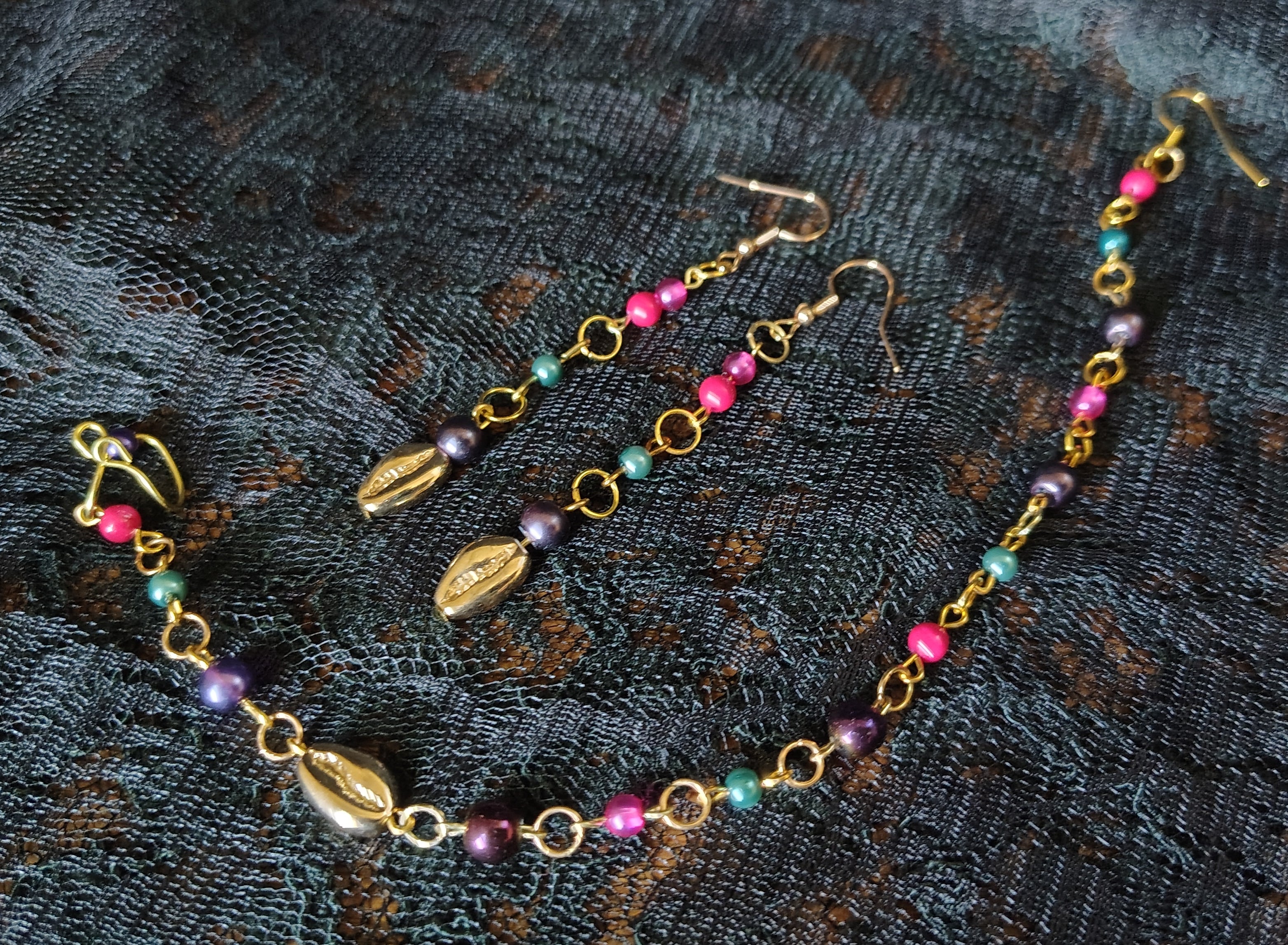 TROPICAL TWILIGHT NOSE CHAIN SET