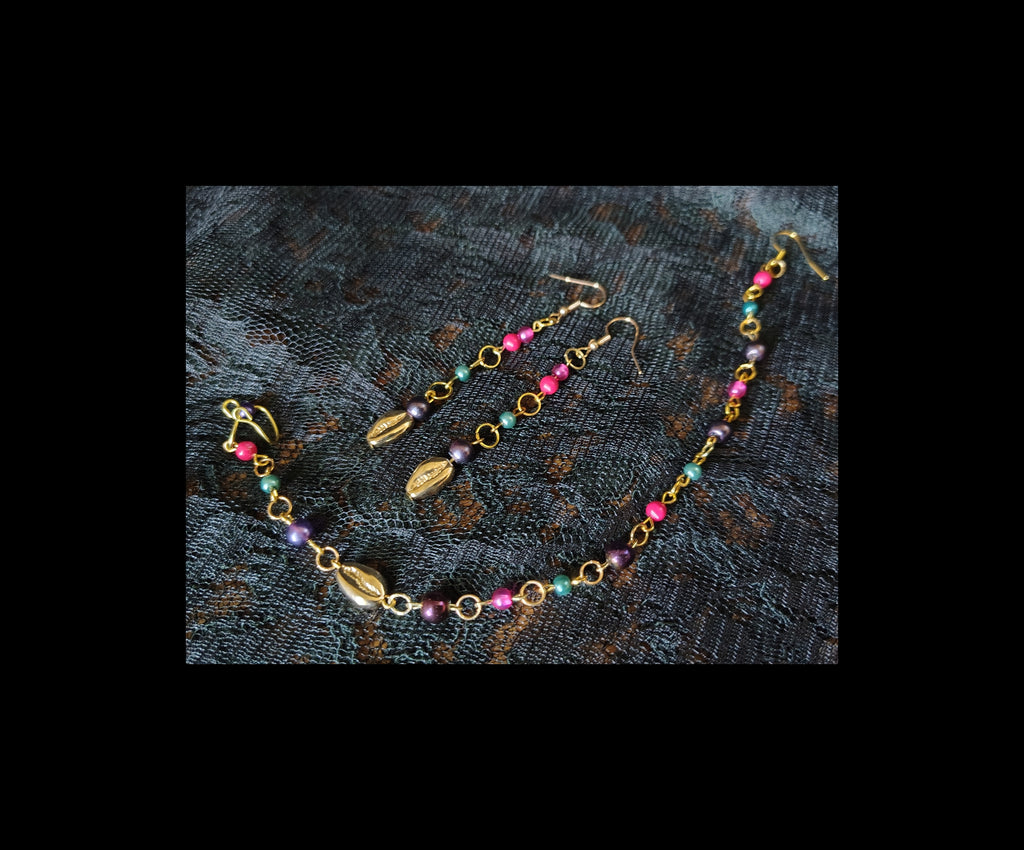 TROPICAL TWILIGHT NOSE CHAIN SET