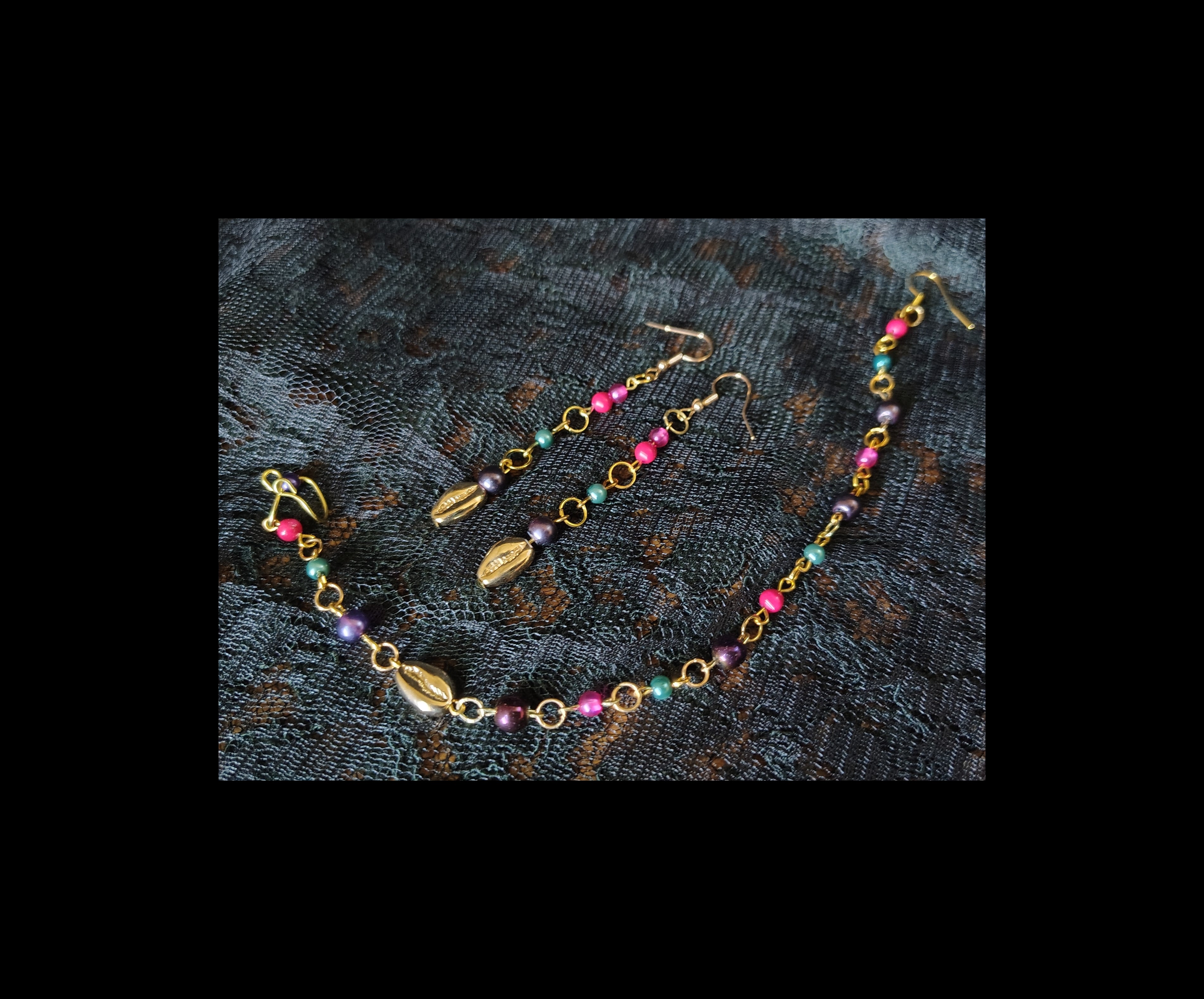 TROPICAL TWILIGHT NOSE CHAIN SET