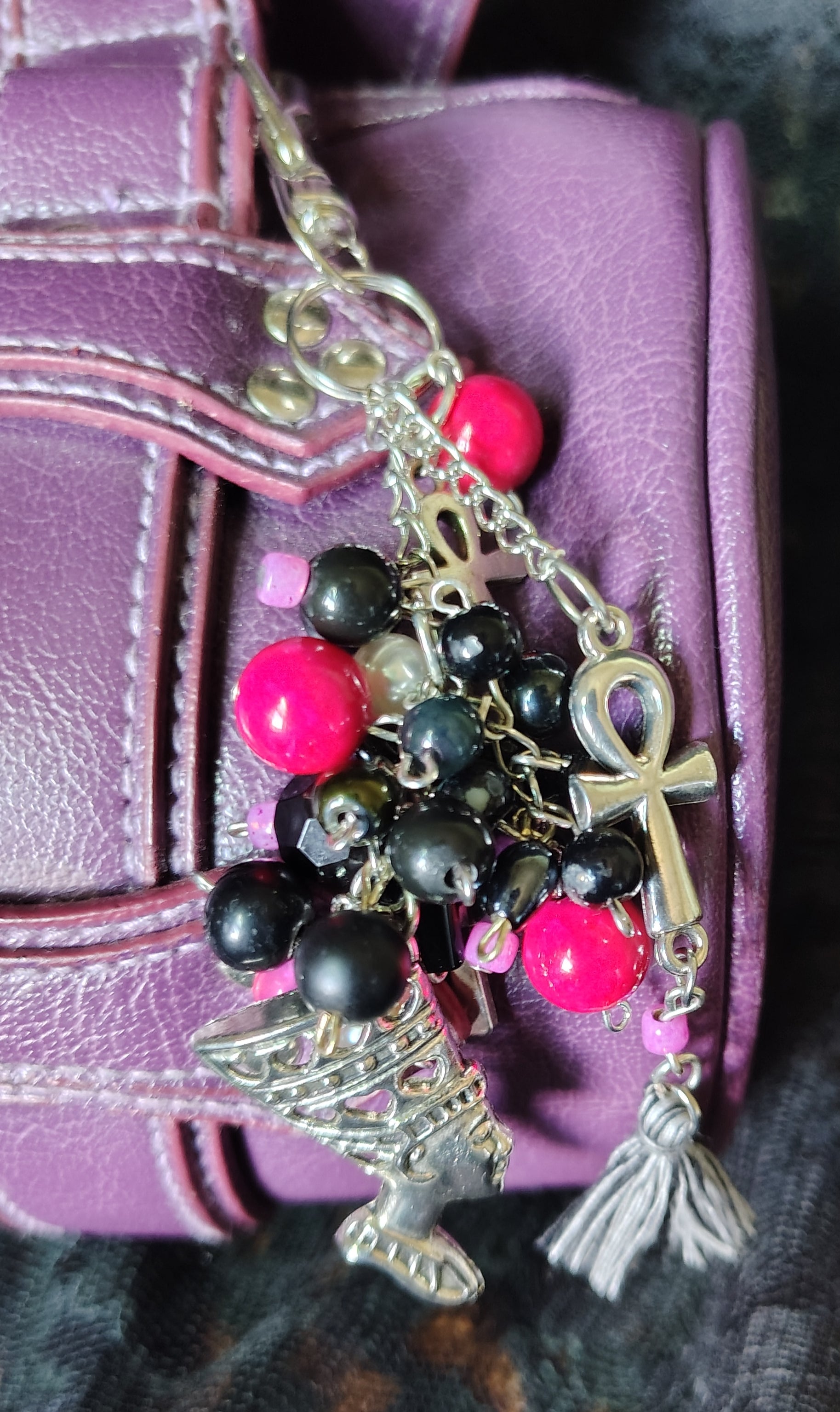 THE GODDESS TASSEL PURSE CHARM