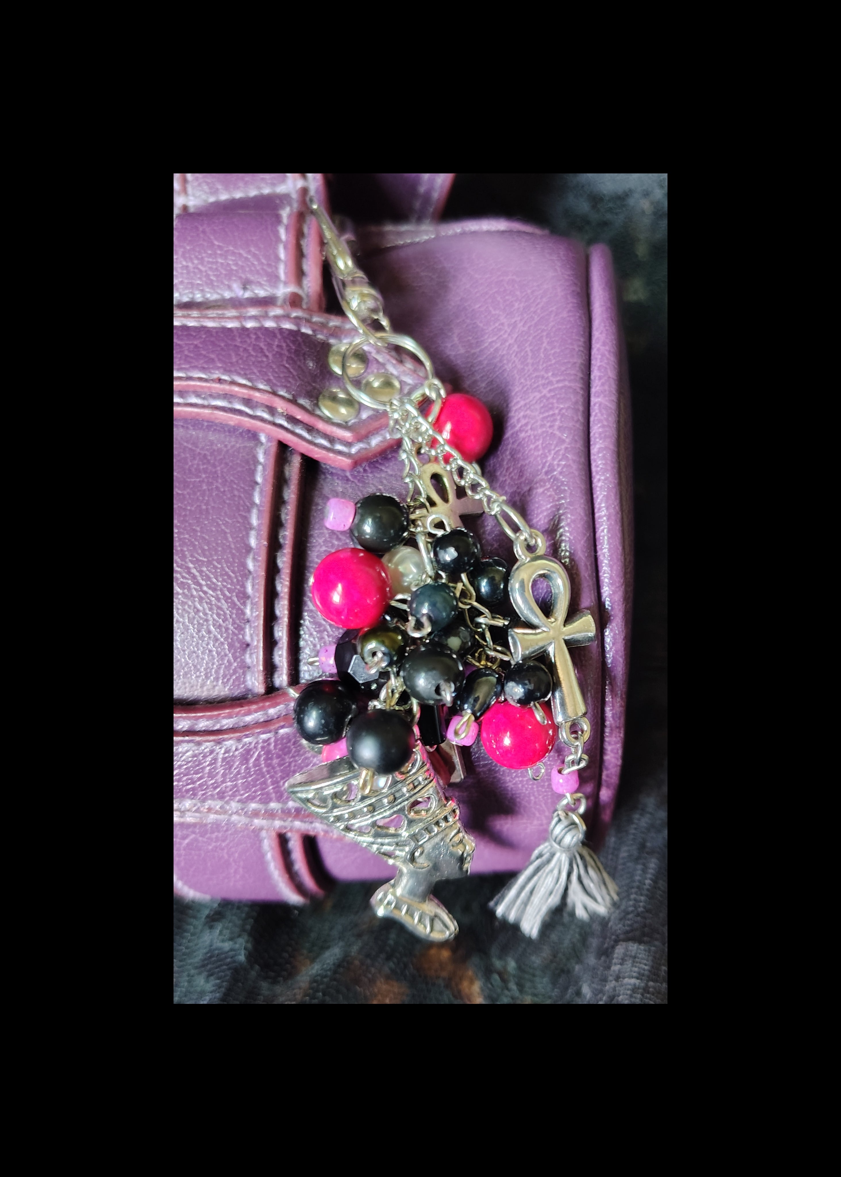 THE GODDESS TASSEL PURSE CHARM