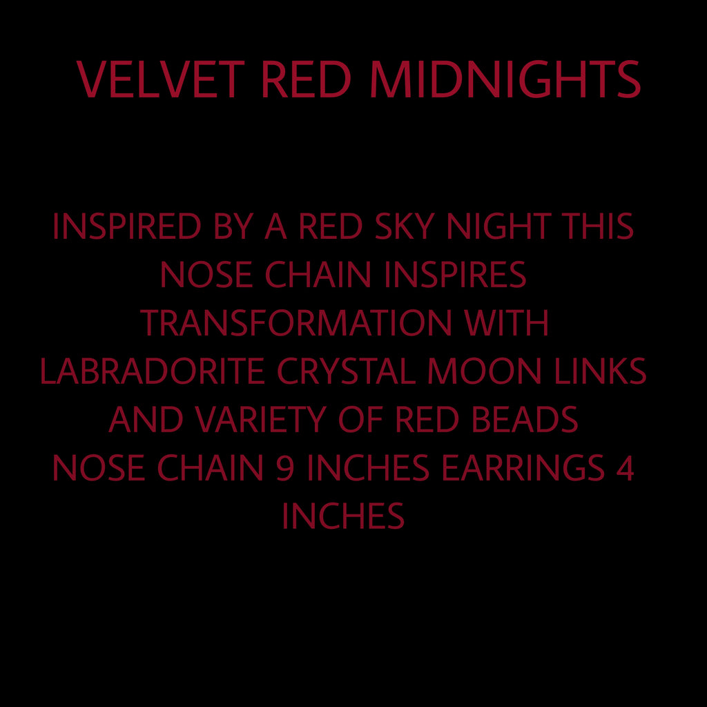 RED VELVET SKY NOSE CHAIN SET